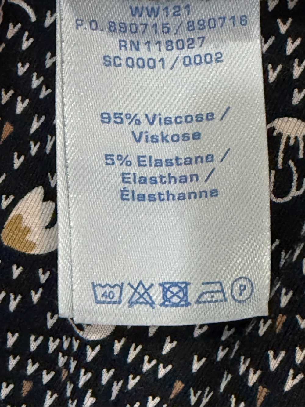 BODEN Anna Hotchpotch Floral Print Belted Jersey Midi Dress Size 4 - Picture 11 of 12